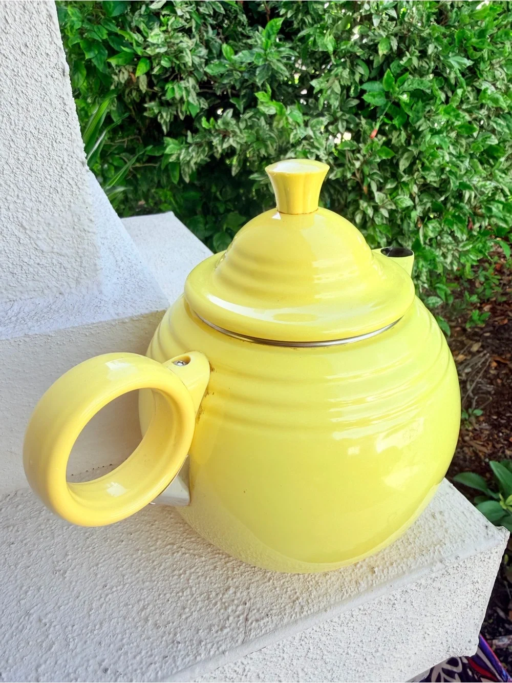 Vintage Fiesta Copco Yellow Enamel Tea Kettle Genuine Fiesta Accessories 1990s